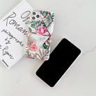 For iPhone 12 mini Plating Geometric Flower Series IMD TPU Mobile Phone Case(Black PH5) - 3