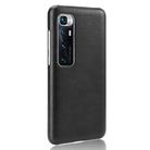 For Xiaomi Mi 10 Ultra Shockproof Litchi Texture PC + PU Case(Black) - 3