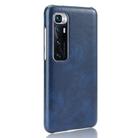 For Xiaomi Mi 10 Ultra Shockproof Litchi Texture PC + PU Case(Blue) - 3