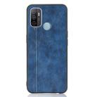 For OPPO A53 Shockproof Sewing Cow Pattern Skin PC + PU + TPU Case(Blue) - 2