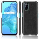 For OPPO Realme V5 5G Shockproof Litchi Texture PC + PU Case(Black) - 1