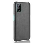 For OPPO Realme V5 5G Shockproof Litchi Texture PC + PU Case(Black) - 3