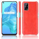 For OPPO Realme V5 5G Shockproof Litchi Texture PC + PU Case(Red) - 1