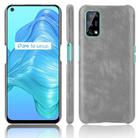 For OPPO Realme V5 5G Shockproof Litchi Texture PC + PU Case(Grey) - 1