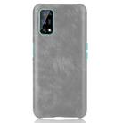 For OPPO Realme V5 5G Shockproof Litchi Texture PC + PU Case(Grey) - 2