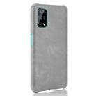 For OPPO Realme V5 5G Shockproof Litchi Texture PC + PU Case(Grey) - 3