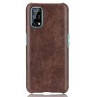 For OPPO Realme V5 5G Shockproof Litchi Texture PC + PU Case(Brown) - 2