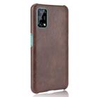 For OPPO Realme V5 5G Shockproof Litchi Texture PC + PU Case(Brown) - 3