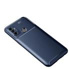 For OPPO A53 (2020) Carbon Fiber Texture Shockproof TPU Case(Blue) - 2