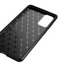 For Samsung Galaxy S20 Fan-Edition Carbon Fiber Texture Shockproof TPU Case(Black) - 3