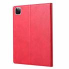 For iPad Air 2022 / 2020 10.9 Knead Skin Texture Horizontal Flip Leather Case with Photo Frame & Holder & Card Slots & Wallet(Red) - 3