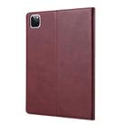 For iPad Air 2022 / 2020 10.9 Knead Skin Texture Horizontal Flip Leather Case with Photo Frame & Holder & Card Slots & Wallet(Wine Red) - 3