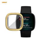 For Fitbit Versa 3 / Fitbit Sense ENKAY Hat-Prince ENK-AC8208 Full Coverage Electroplate TPU Soft Case(Gold) - 1