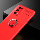 For OPPO Realme X7Pro Metal Ring Holder 360 Degree Rotating TPU Case(Red+Red) - 2