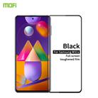 For Samsung Galaxy M31S MOFI 9H 2.5D Full Screen Tempered Glass Film(Black) - 1