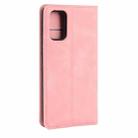 For Samsung Galaxy S20 FE 4G / 5G Retro-skin Business Magnetic Suction Leather Case with Holder & Card Slots & Wallet(Pink) - 3