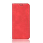 For Samsung Galaxy S20 FE 4G / 5G Retro-skin Business Magnetic Suction Leather Case with Holder & Card Slots & Wallet(Red) - 2