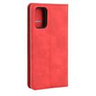 For Samsung Galaxy S20 FE 4G / 5G Retro-skin Business Magnetic Suction Leather Case with Holder & Card Slots & Wallet(Red) - 3