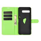 For Asus ROG Phone 3 ZS661KS Litchi Texture Horizontal Flip Protective Case with Holder & Card Slots & Wallet(Green) - 3