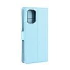 For Samsung Galaxy S20 FE 4G / 5G Litchi Texture Horizontal Flip Protective Case with Holder & Card Slots & Wallet(Blue) - 3