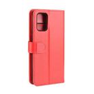 For Samsung Galaxy S20 FE 4G / 5G R64 Texture Single Horizontal Flip Protective Case with Holder & Card Slots & Wallet& Photo Frame(Red) - 3