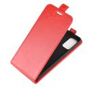 For Samsung Galaxy S20 FE (4G/5G) / S20 Lite R64 Texture Single Vertical Flip Leather Protective Case with Card Slots & Photo Frame(Red) - 3