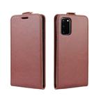 For Samsung Galaxy S20 FE (4G/5G) / S20 Lite R64 Texture Single Vertical Flip Leather Protective Case with Card Slots & Photo Frame(Brown) - 2