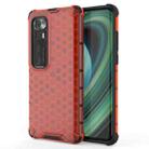 For Xiaomi Mi 10 Ultra Shockproof Honeycomb PC + TPU Case(Red) - 1