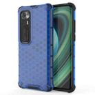 For Xiaomi Mi 10 Ultra Shockproof Honeycomb PC + TPU Case(Blue) - 1