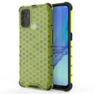 For OPPO A53 2020  Shockproof Honeycomb PC + TPU Case(Green) - 1