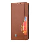 For Xiaomi POCO X3 NFC Knead Skin Texture Horizontal Flip Leather Case with Photo Frame & Holder & Card Slots & Wallet(Brown) - 2