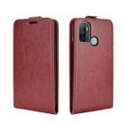 For OPPO A53 2020/OPPO A32 2020 R64 Texture Single Vertical Flip Leather Protective Case with Card Slots & Photo Frame(Brown) - 2