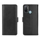 For OPPO A53 2020/OPPO A32 2020 Dual-side Magnetic Buckle Horizontal Flip Leather Case with Holder & Card Slots & Wallet(Black) - 2