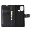 For OPPO A53 2020/OPPO A32 2020 Litchi Texture Horizontal Flip Protective Case with Holder & Card Slots & Wallet(Black) - 3