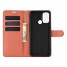 For OPPO A53 2020/OPPO A32 2020 Litchi Texture Horizontal Flip Protective Case with Holder & Card Slots & Wallet(Brown) - 3