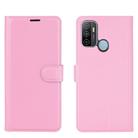 For OPPO A53 2020/OPPO A32 2020 Litchi Texture Horizontal Flip Protective Case with Holder & Card Slots & Wallet(Pink) - 2