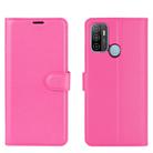 For OPPO A53 2020/OPPO A32 2020 Litchi Texture Horizontal Flip Protective Case with Holder & Card Slots & Wallet(Rose red) - 2