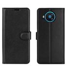 For Nokia 8.3 5G Litchi Texture Horizontal Flip Protective Case with Holder & Card Slots & Wallet(Black) - 2