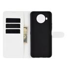 For Nokia 8.3 5G Litchi Texture Horizontal Flip Protective Case with Holder & Card Slots & Wallet(White) - 3