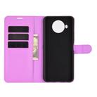 For Nokia 8.3 5G Litchi Texture Horizontal Flip Protective Case with Holder & Card Slots & Wallet(Purple) - 3