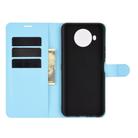 For Nokia 8.3 5G Litchi Texture Horizontal Flip Protective Case with Holder & Card Slots & Wallet(Blue) - 3