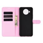 For Nokia 8.3 5G Litchi Texture Horizontal Flip Protective Case with Holder & Card Slots & Wallet(Pink) - 3