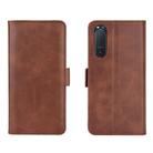 For Sony Xperia 5 II Dual-side Magnetic Buckle Horizontal Flip Leather Case with Holder & Card Slots & Wallet(Brown) - 2