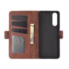 For Sony Xperia 5 II Dual-side Magnetic Buckle Horizontal Flip Leather Case with Holder & Card Slots & Wallet(Brown) - 4