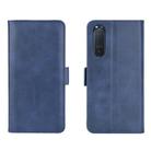 For Sony Xperia 5 II Dual-side Magnetic Buckle Horizontal Flip Leather Case with Holder & Card Slots & Wallet(Dark Blue) - 2