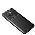 For Motorola Moto G9 Play Carbon Fiber Texture Shockproof TPU Case(Black) - 2