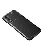 For vivo Y20 Carbon Fiber Texture Shockproof TPU Case(Black) - 2