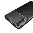 For vivo Y20 Carbon Fiber Texture Shockproof TPU Case(Blue) - 3