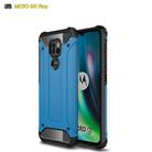 For Motorola Moto G9 Play Magic Armor TPU + PC Combination Case(Blue) - 1