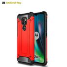 For Motorola Moto G9 Play Magic Armor TPU + PC Combination Case(Red) - 1